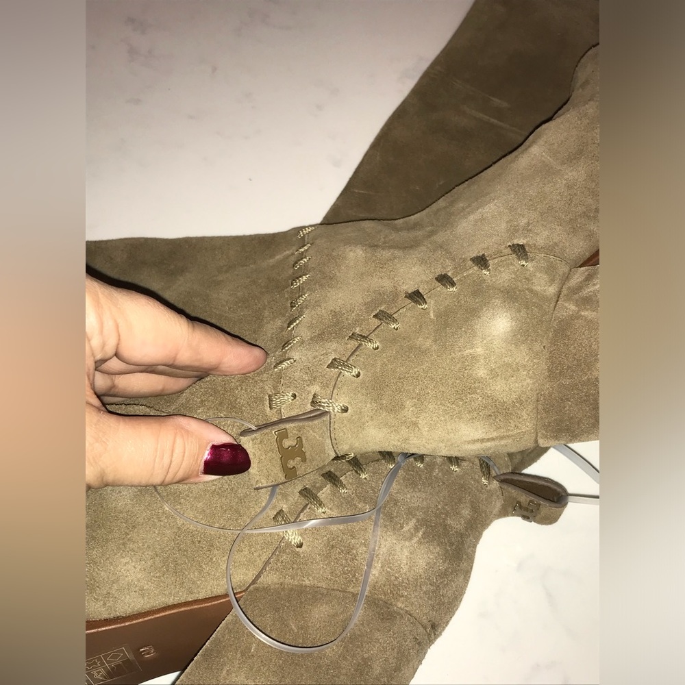 Tory Burch Brown Heeled Boots - Picture 7 of 14